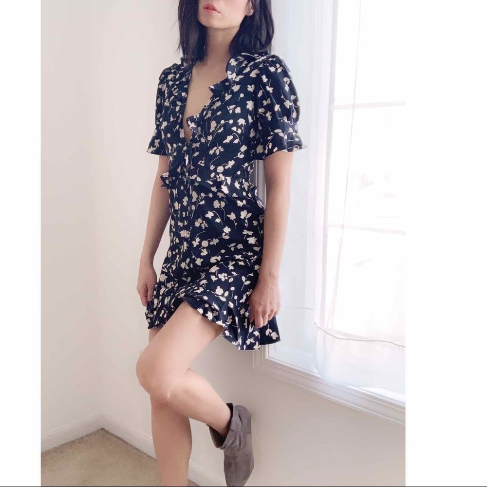 PRETTY FLORAL RUFFLE DRESS - Picture 7 of 10